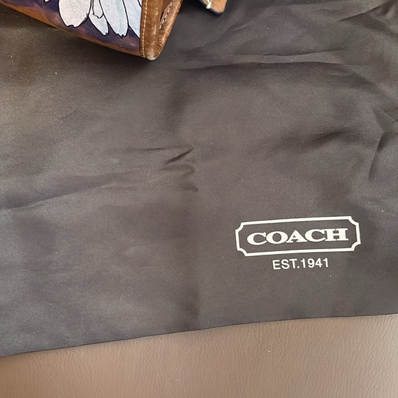 COACH X KŌKI Rogue 25 Natural Leather With Daisy Japan Limited W/ dustabg - Picture 2 of 15